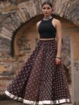 Anayna Women Printed Flared Cotton Maxi Skirt
